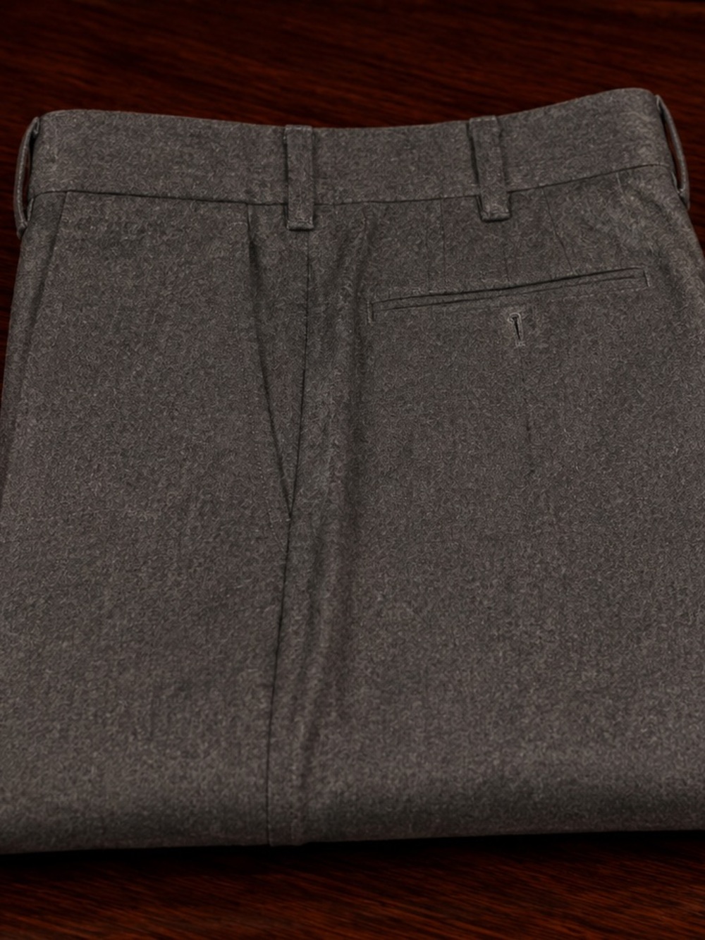 Valentini 100% Wool Mid Grey Dress Trousers